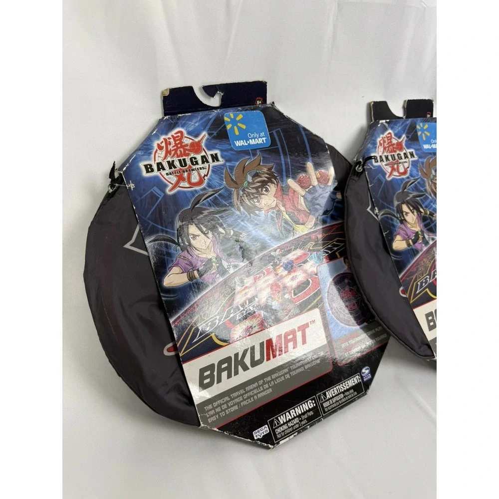 Set Of 2 New VTG 2007 BAKUGAN Bakumat Travel Arena Pop Open Battle Brawlers